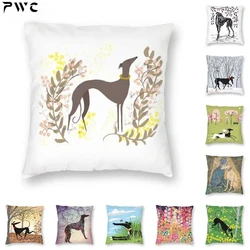 Greyhound Bedroom Sofa Cushion Cover Home Decor Pet Dog Living Room Lovers Living Room Pillowcase