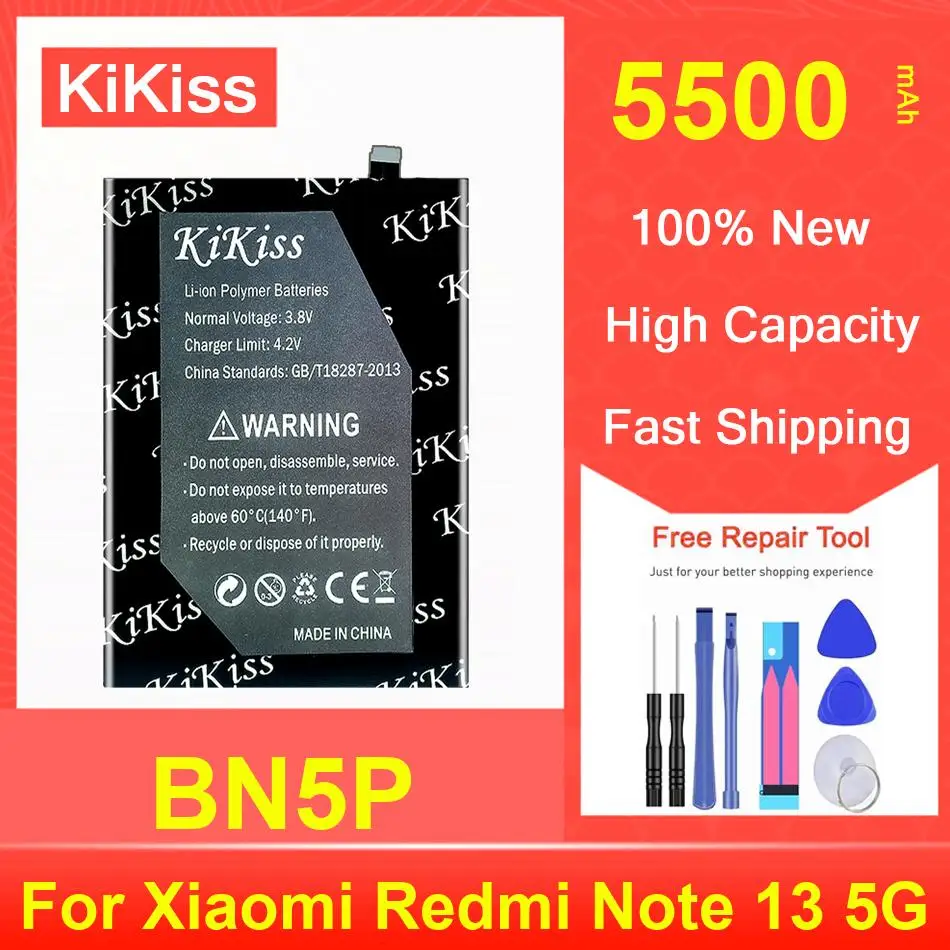 Baterai Ponsel 5500mAh BN5P Untuk Xiaomi Redmi Note 13 5G