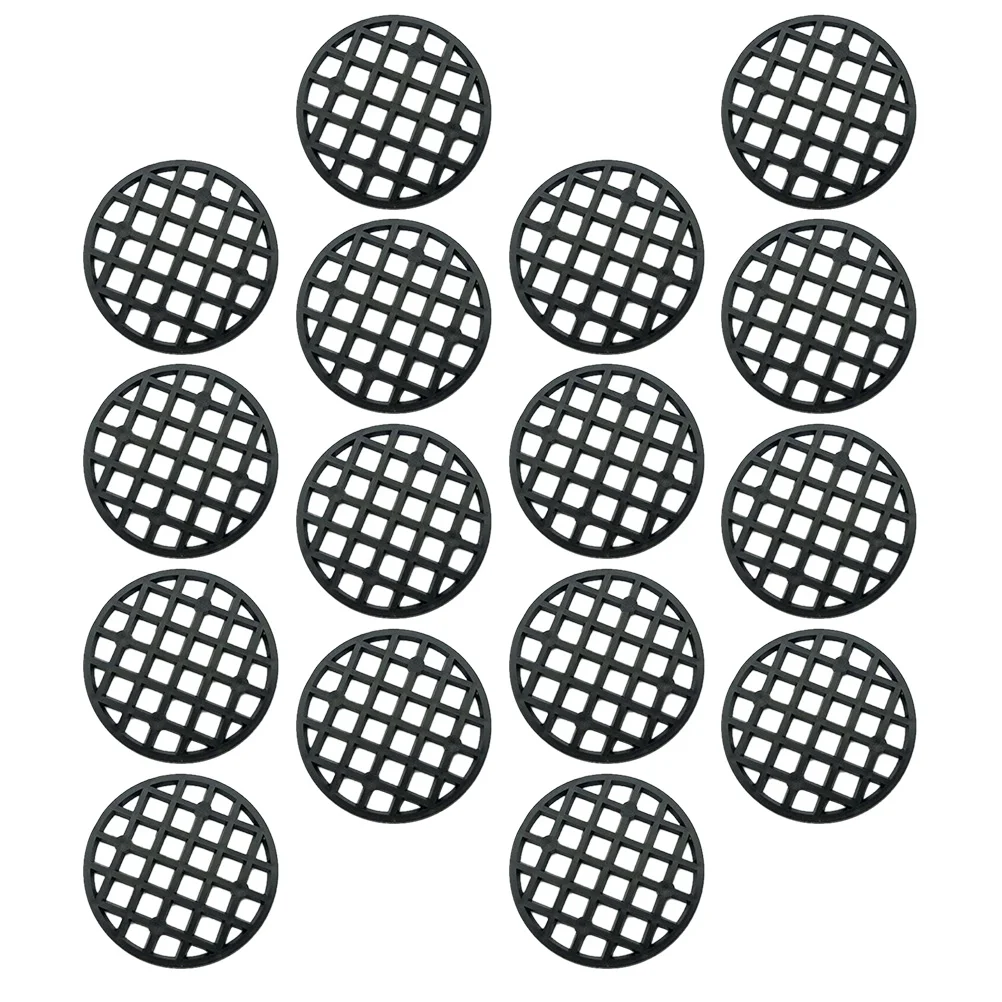 Planter Pot Hole Mesh Screens Flowerpot Spacer Pots for Plants Pads Grid Mat Black