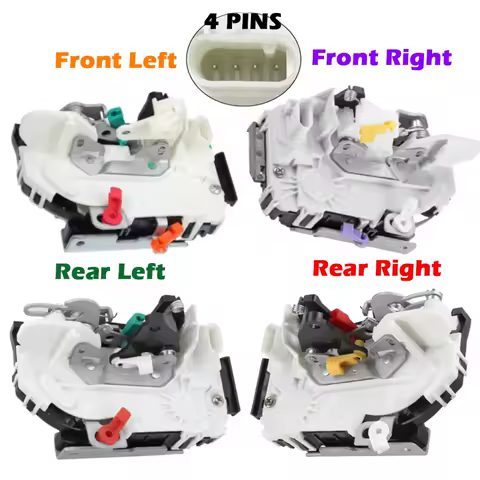 Front Left Driver Side Door Lock Actuator for Dodge Ram 1500 2500 3500 Grand Caravan Jeep Patriot Compass Chrysler Town&amp;Country