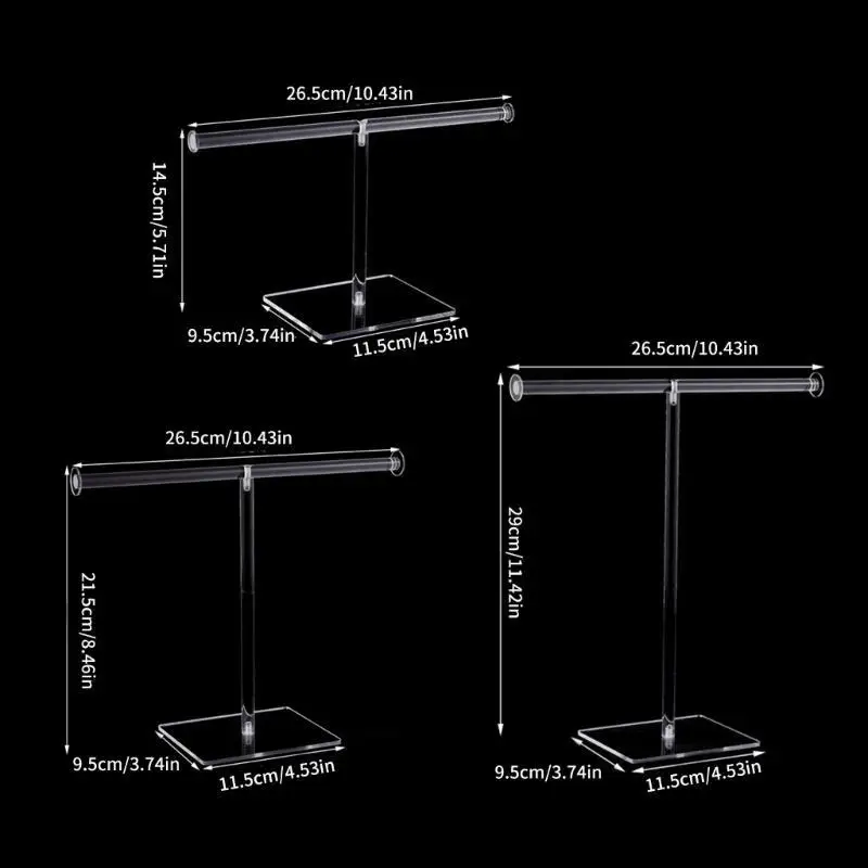 A52E Acrylics Jewelry Stand لعرض وتنظيم ملحقات المجوهرات