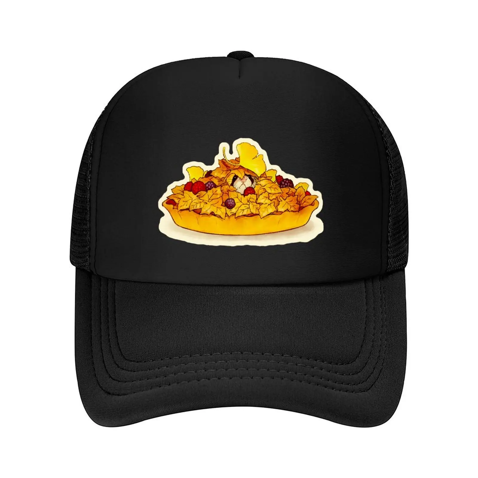 

Ferret in leaf pile pie Baseball Cap fashionable Beach Outing Hat Beach luxury caps Women Beach Fashion Men's