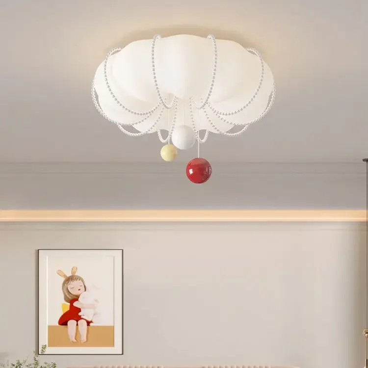 Cloud Ceiling Lamp for Children's Room Nordic Creative Princess Nursery Lighting Design