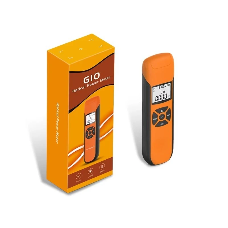 G10 Mini Rechargeable Optical Power Meter -70~+10dBm InGaAs Probe FC SC ST Connector For FTTH Fiber Testing