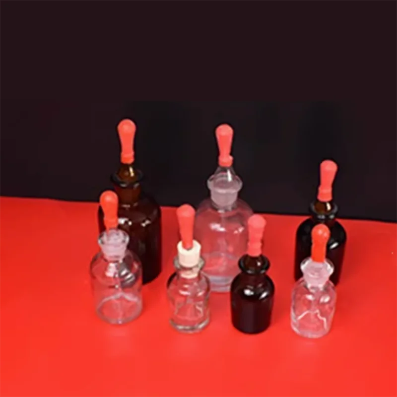 

White brown 30ml60ml125ml glass dropper dropper chemical biological experiment equipment teaching instrument