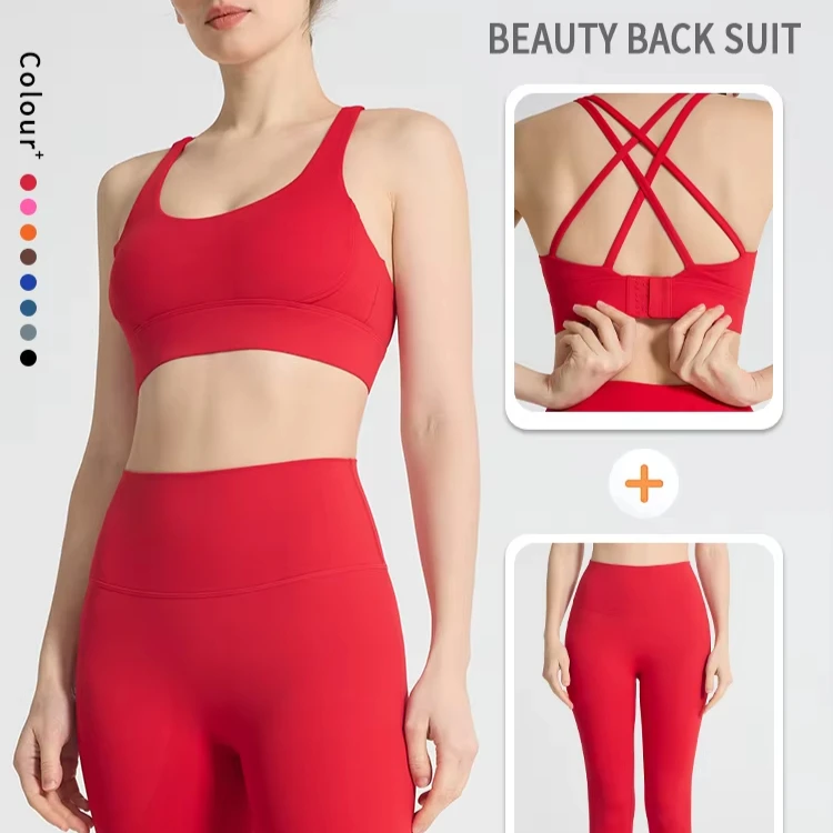 

2 Piece Yoga Clothes Women's Tracksuit Athletic Wear Pilates Fitness Suit Gym Workout Push Up Clothes Sports Leggings Suit