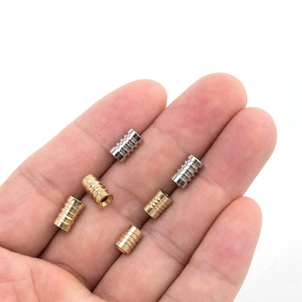 10PCS Pesca Spinner Bead Richiamo Corpi per Fare Spinner Bait Taxes Rig Inline Spinner Bass Trota Pesce Persico Acqua Dolce