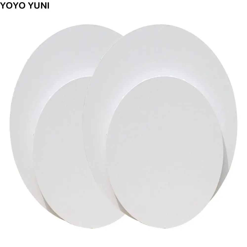 Picture Frame Blank Oval Oil Canvas Wooden Thicken Painting Board Cotton Multi Size Drawing Board Painter