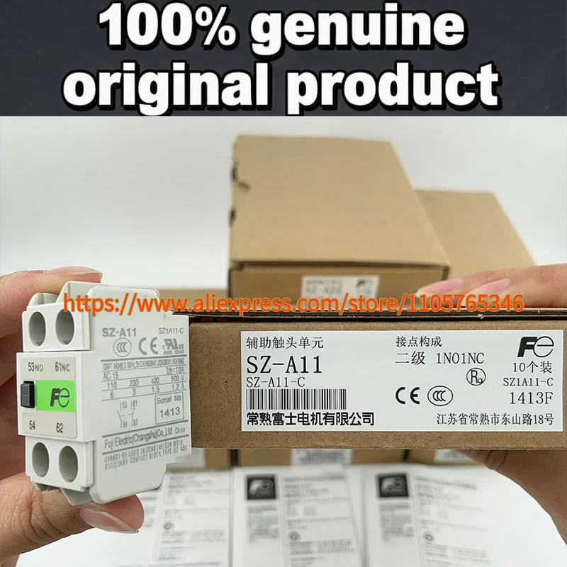 10pcs/box SZ-A11 SZ-A02 SZ-A20 SZ-A22 SZ-A31 SZ-A40 SZ-AS1 SZ-AS2 SZ-RM 100% Original Fuji Contactor Auxiliary Contact