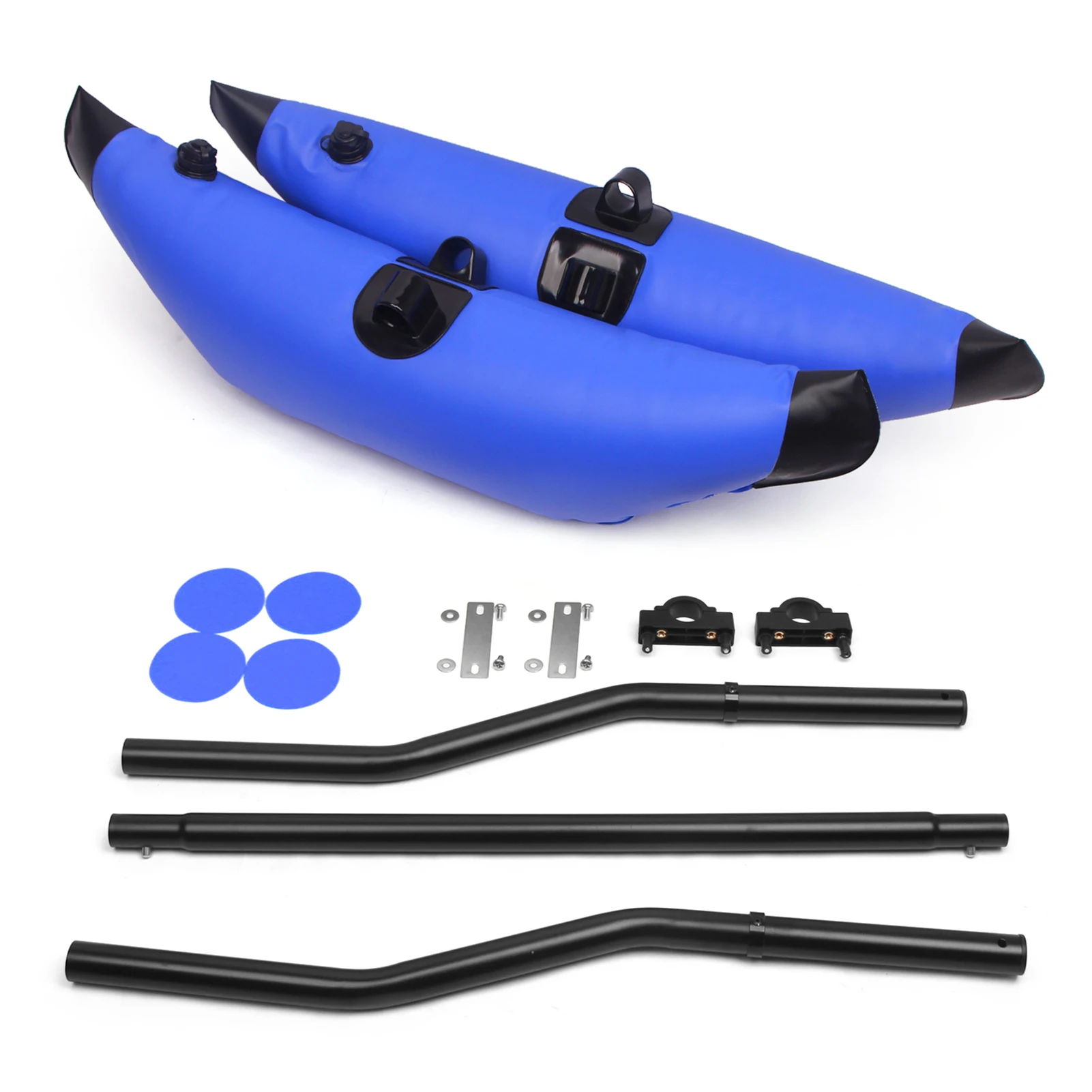קיאק pvc pvc מתנפחים לצוף עם שק נשק קיאק סירה דיג עומד לצוף ערכת מייצב