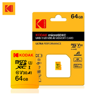 Kodak 32gb Micro SD Card 64 gb Class 10 High Speed Memory TF Card A1 V30 U3 100MB/s Support 4K Ultra HD For Dashcam Drone