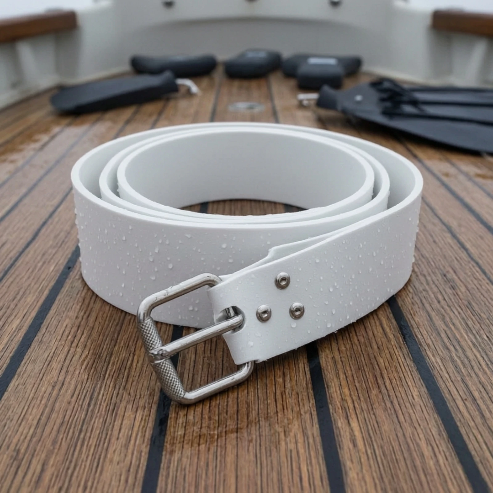 Weight Belt with Quick-Release Buckle Long-Lasting Silicone Weight Belt Secure Soft for Divers, Freediving, Snorkeling