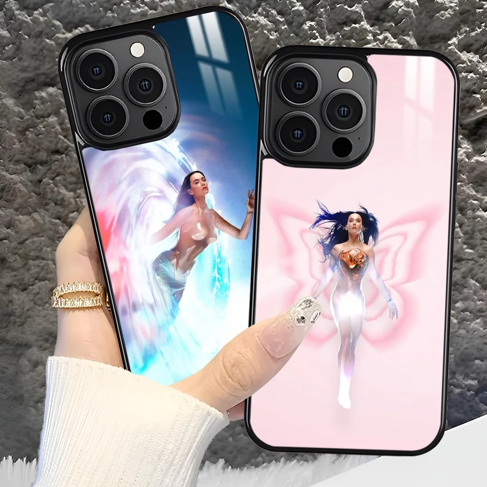 

Singer K-Katy Perry 143 Phone Case For iPhone 16 15 14 13 12 11 Pro Xs Max Mini Plus Antislip Shockproof Hard Funda