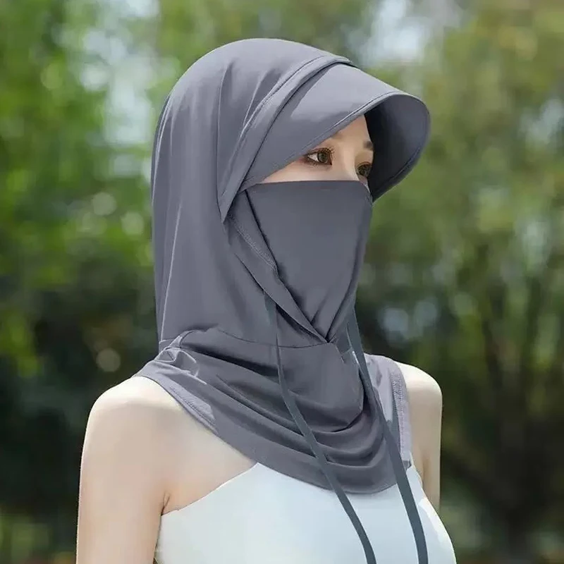 

Summer Sun Protection Cooling Long Balaclava Face Mask Neck Cover for Men Breathable Full Head Mask Women Cycling Fishing Acce