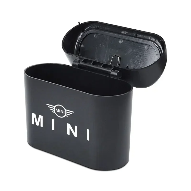 1pcs Car Trash Can Storage Box Vehicle Multifunctional Garbage Dust Case For BMW Mini Cooper R56 R50 F56 R60 2012 2013 2018 2019