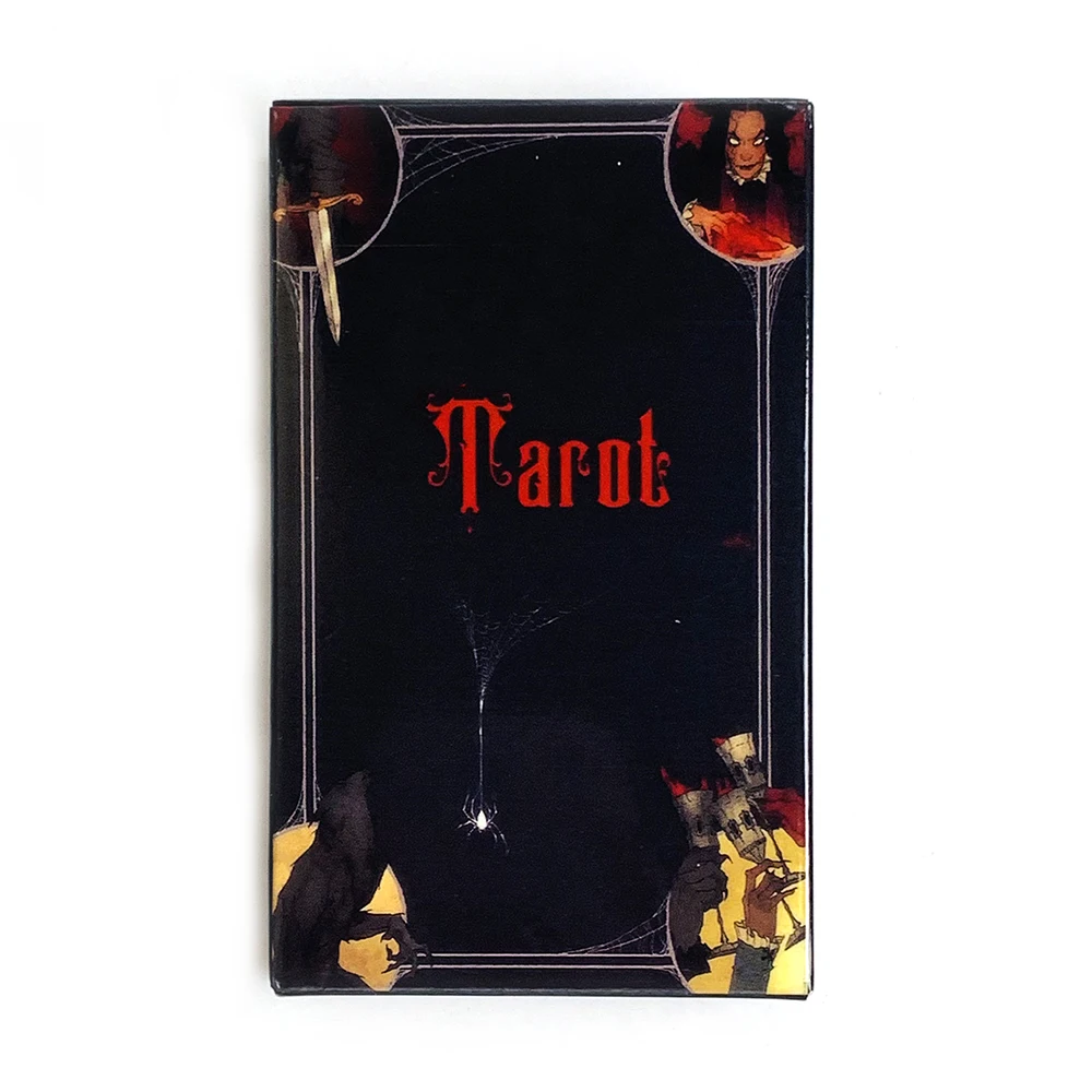 Tarot Deck A 78 Cards Divination Fortune Telling Board Game For Beginners ,Family Gathering Game Cards Halloween Games