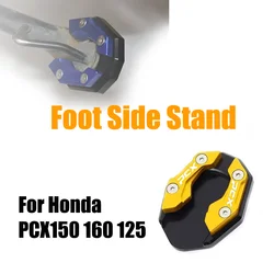 For Honda PCX 160 150 125 PCX150 PCX160 PCX125 CNC Motorcycle Accessories Kickstand Foot Side Extension Pad Stand Support
