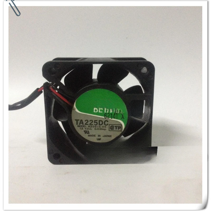 6025 12V0.33A M33515-55 dual ball 6cm high airflow chassis cooling fan