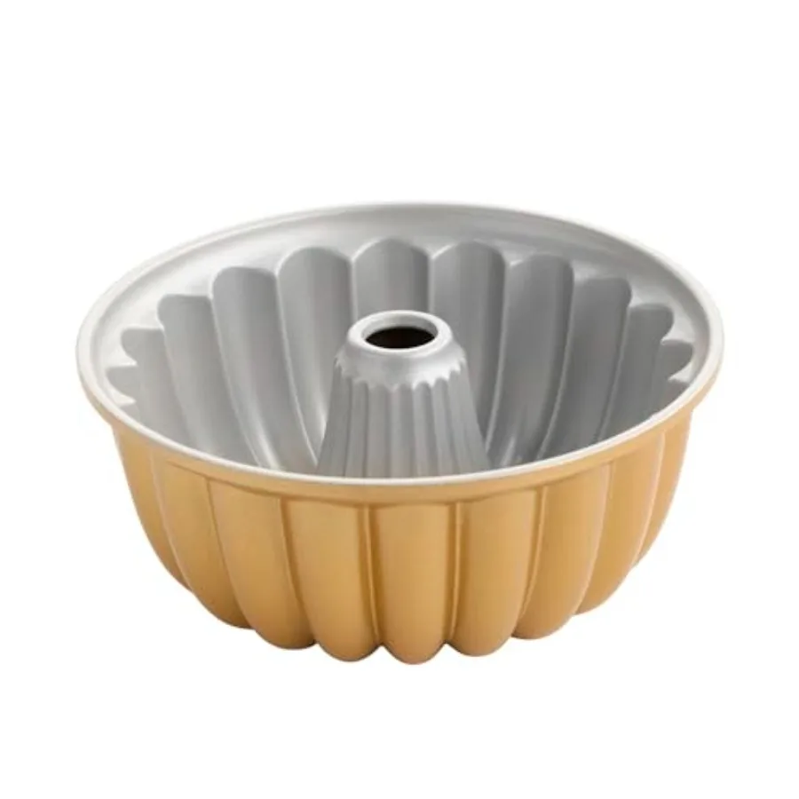 

Элегантная форма для выпечки Bundt 22,3 x 9,3 см, золотистая