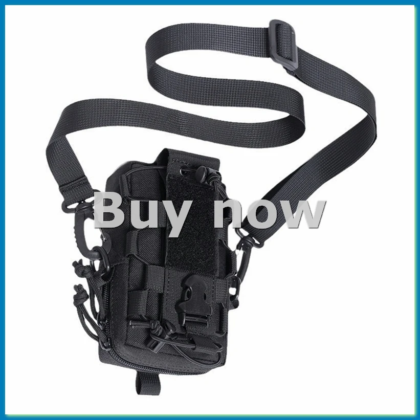 Molle Water Bottle Pouch, Outdoor Sports Phone Bag, Travel Camping Hiking Waist Bags with Canteen Kettle Carrier-ABHG