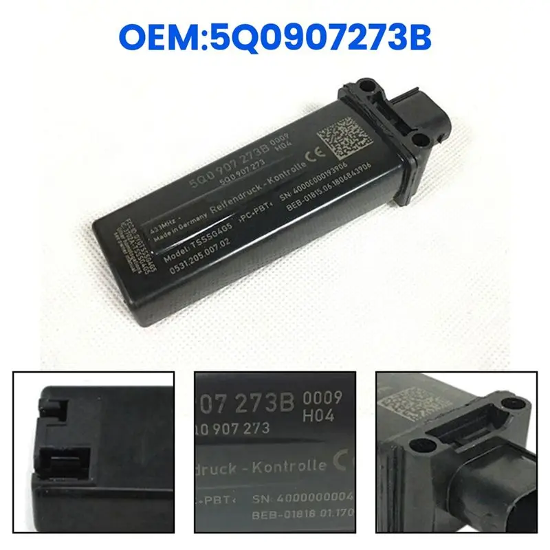 A54P-5Q0907273B Car TPMS Tire Pressure Module Control Unit Receiver Antenna For VW MQB GOLF 6 7 MK7 Tiguan Passat B8 Touran - view 3