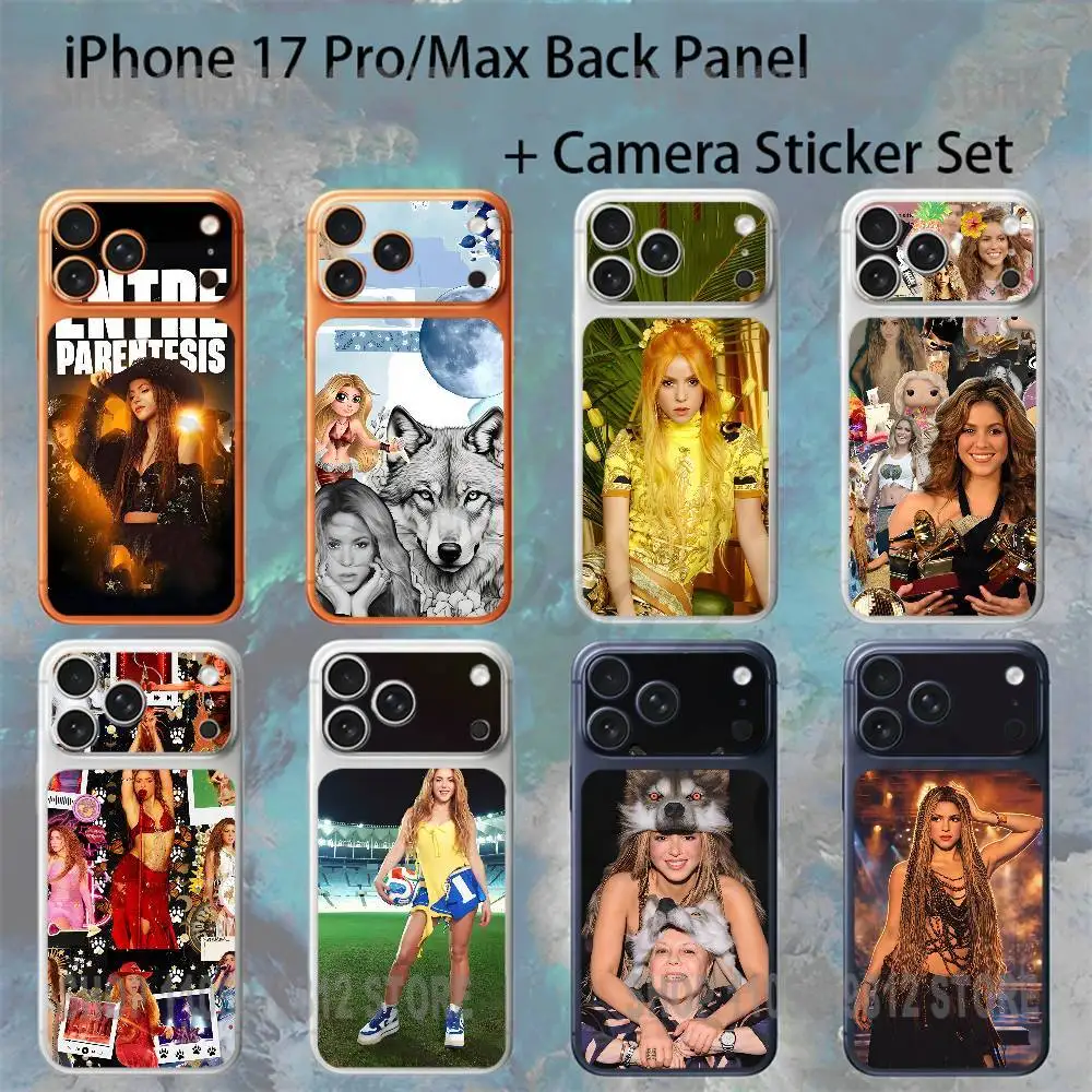 Funda Protectora para iPhone 17proMax/17pro con Diseño de Fútbol, S-Shakira Dai Dai, Adhesivo Decorativo Trasero Colorido