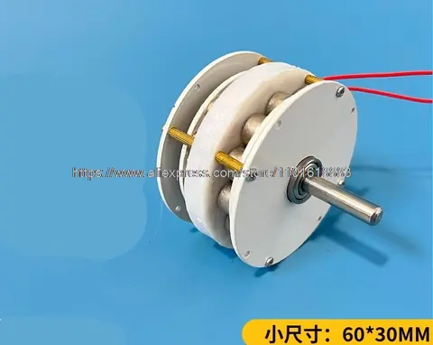 Mini mini disc coreless generator low speed, high efficiency, small size, wind hydraulic hand