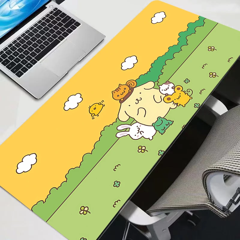 لوحة الماوس Pompompurin Kawaii سرعة الكمبيوتر نوع Varpet حصيرة للاعبين الرياضة الإلكترونية لوحة مفاتيح الكمبيوتر المحمول لوحة الماوس مكتب الكمبيوتر حصيرة مكتبية #2