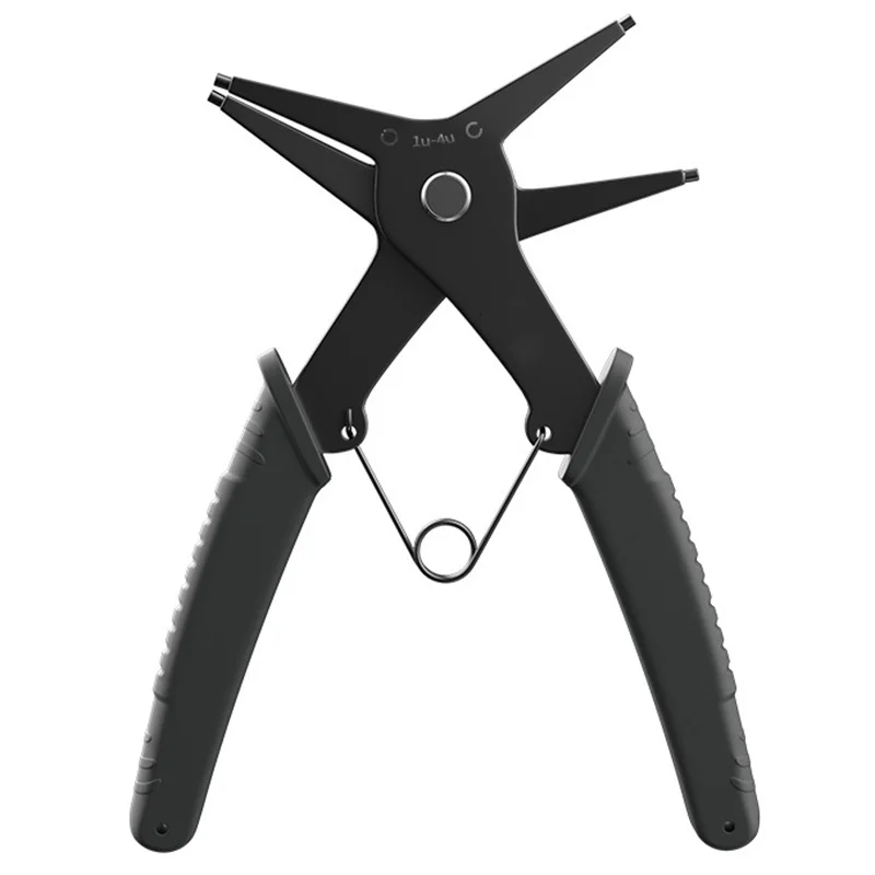 2 In 1 Snap Ring Pliers For Internal External Card Retaining Pincer Multifunctional Professional Hand Tool Hardware Repair Tool