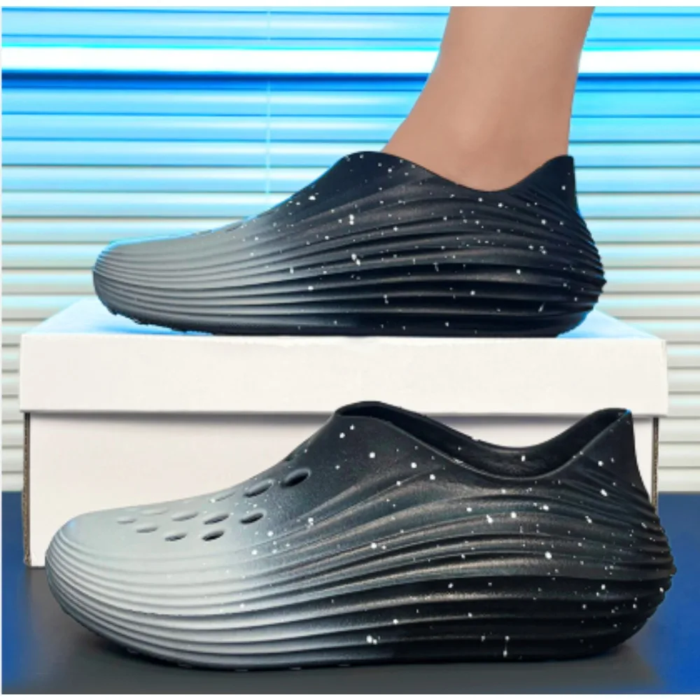 Sandalias deportivas para hombre, ropa para exteriores, antideslizantes, resistentes al desgaste, zapatillas de playa de verano, zapatos para caminar con forma, Material EVA, estilo coreano