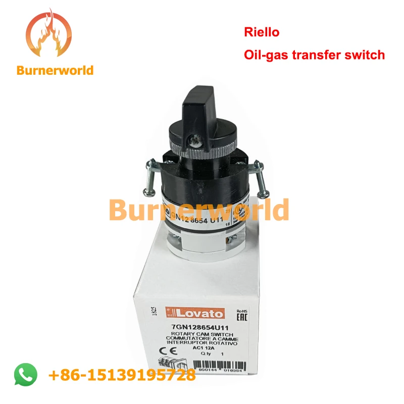 LOVATO GN12 8654U11 Rotary Cam Swith Riello RLS34 RLS44 RLS50 RLS70RLS100 Riello RLS130 RLS190 RLS250 Oil-Gas transfer Switch