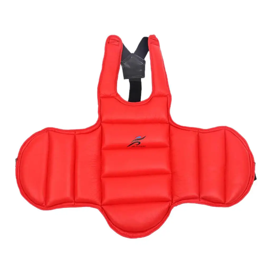 Karate Protectors Chest Shield EVA Material Belly Armour Sports Protection Gear for Unisex Boxing Sanda Martial Arts