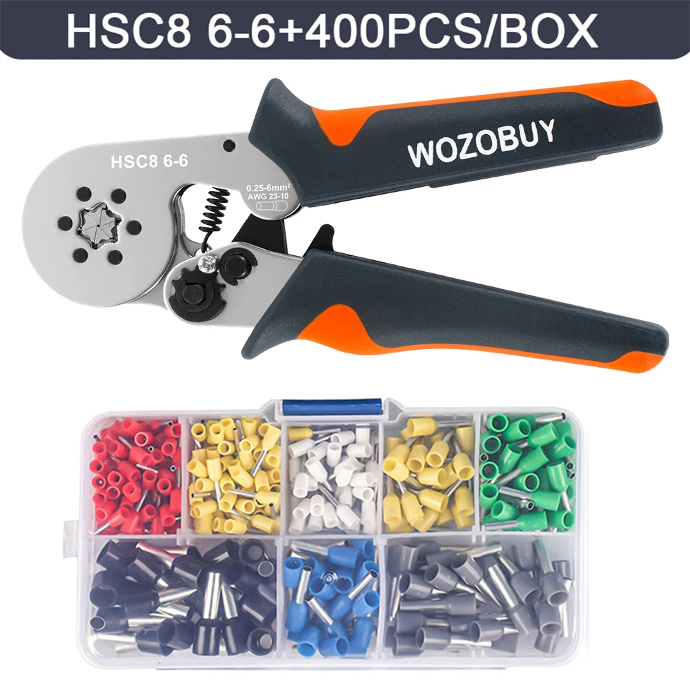 Beentje Krimptang HSC8 6-4/6-6 Elektrische Crimper Tang Voor Draad End Crimp Buis Terminals elektrische Circuit Reparatie