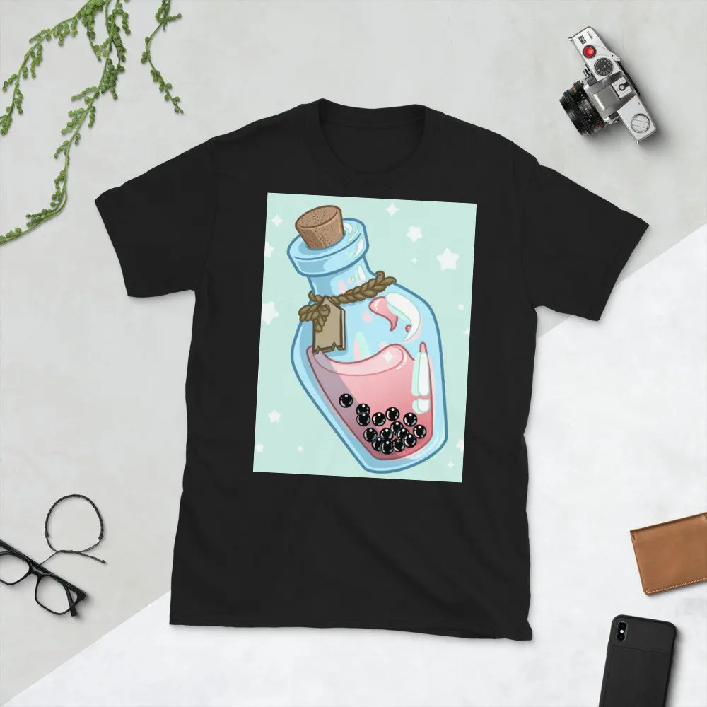 Aesthetic Boba Health Potion T Shirt