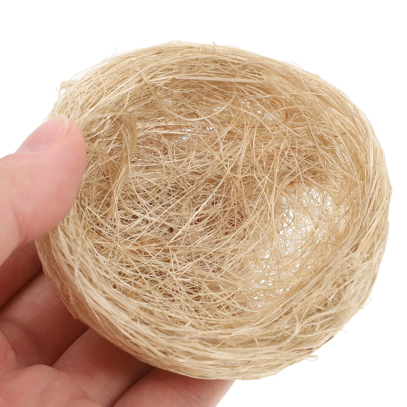 4pcs Artificial Bird Nest Parrot Breeding Nest Bed Pigeon Nesting Easter Decoration for Home Garden Happy Easter Party Decor
