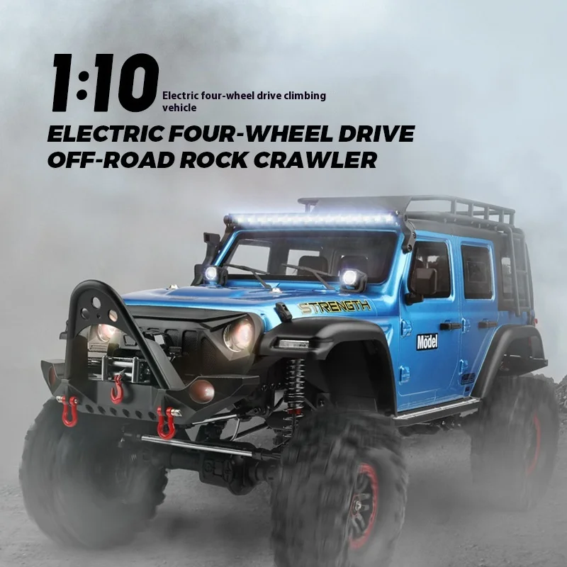 

WL TECH 1:10 Scale 4WD RC Wrangler Crawler RTR 2.4 GHz 35 Km/h Brushless Electric Off-Road Ready-to-Run Model Toy Car
