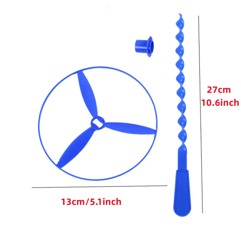 20 stks/partij Pull String Vliegende Schoteltjes Speelgoed voor Kinderen Jongens Meisjes Helikopters Gazon Buitensporten Games Plastic Vliegende Schijven UFO