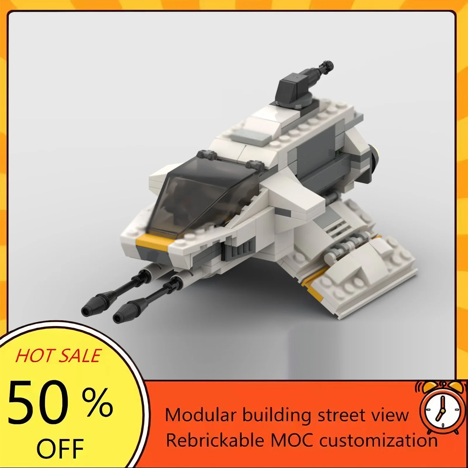 

216PCS Popular Space War Movie Model MOC Building Bricks Spaceship Modular Technology Gifts Holiday Assemble Children Toy Suit