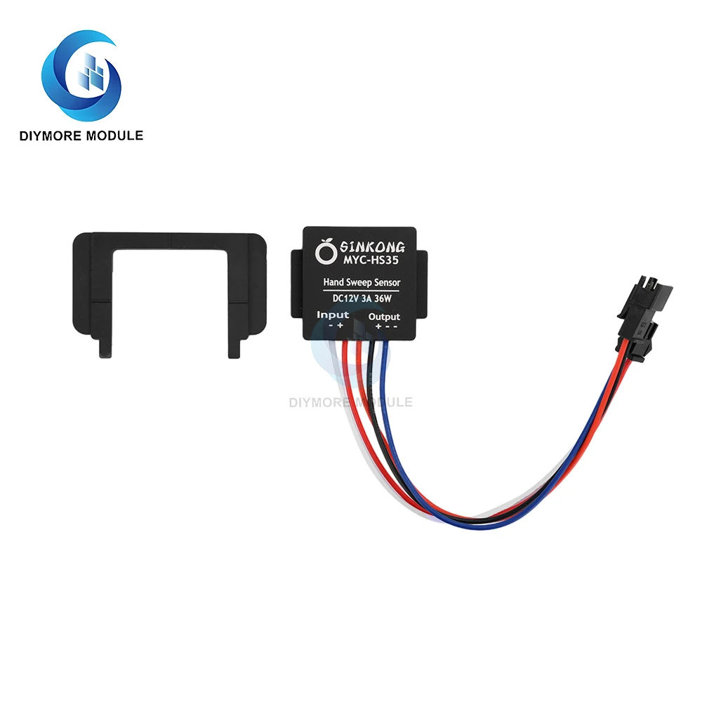 DC12V 3A 36W Dual Color Temperature Electrodeless Dimming Sensor Switch Single Dual Color Intelligent Hand Sweep Sensor Switch