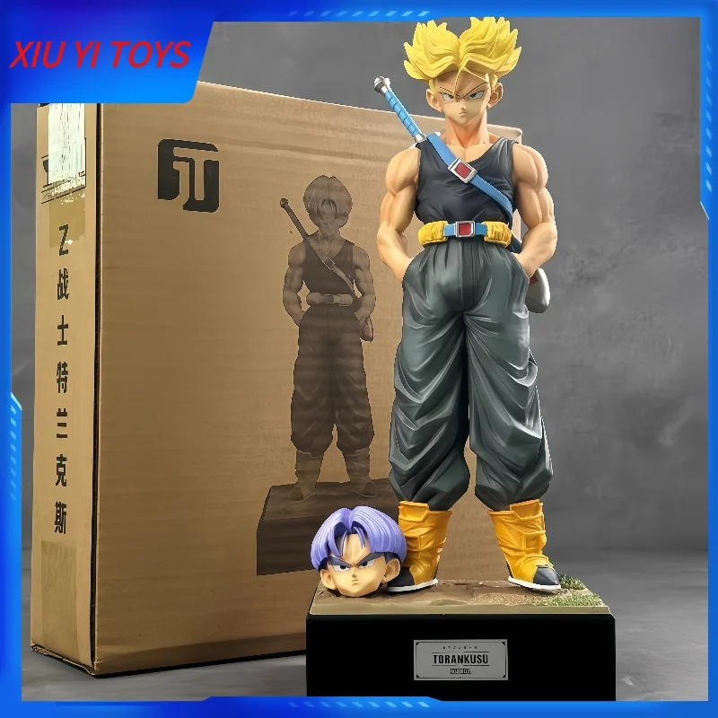 

30cm Dragon Ball Unlimited Z Warrior Unlimited Tranx Double Headed Carving Anime Handmade Statue Model Ornament Collection Gift
