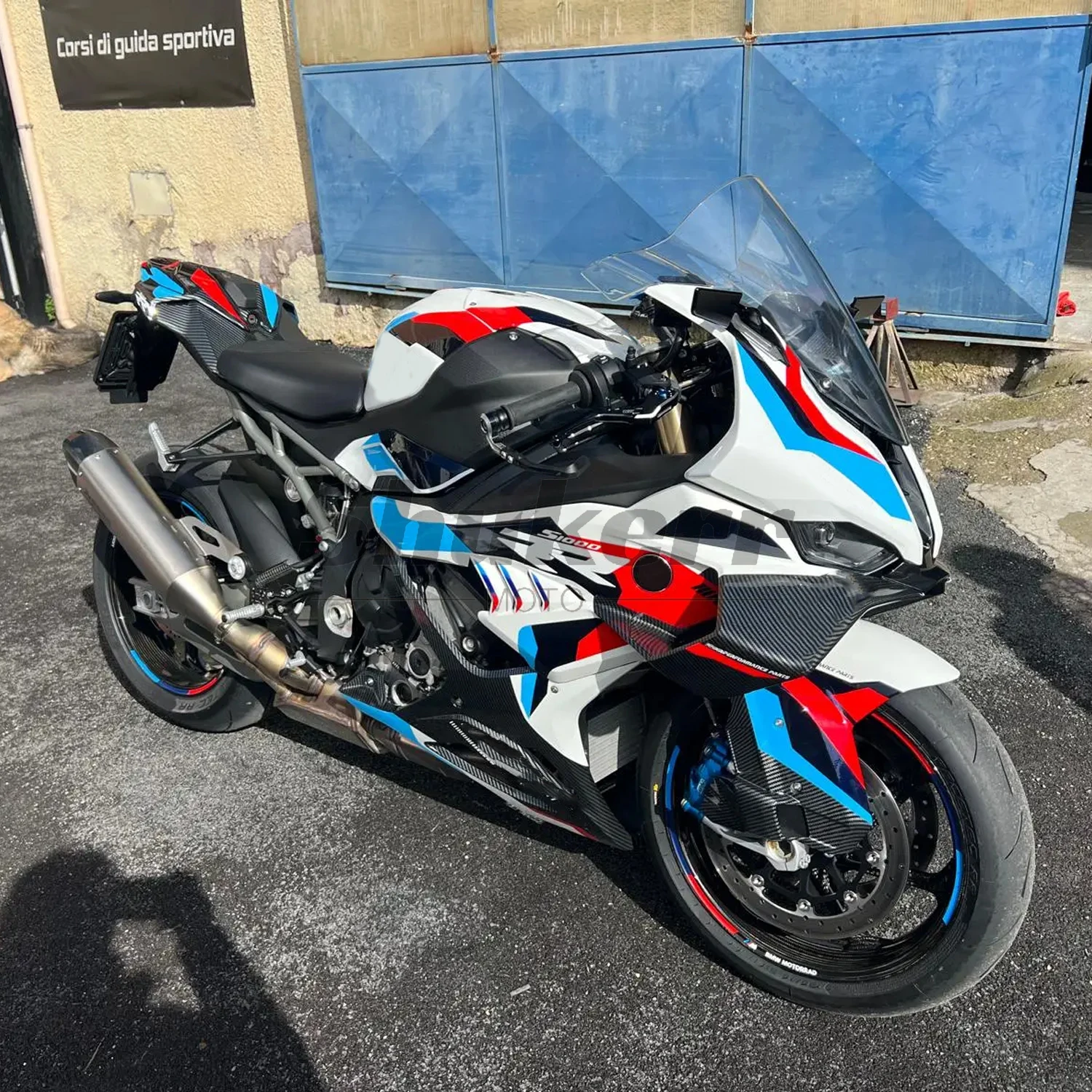 Fit for Bmw S1000Rr 2025 New Abs Carbon Fiber White Motorcycle Plastics Fairing Kit Injection Mold Bodywork Panel Kit