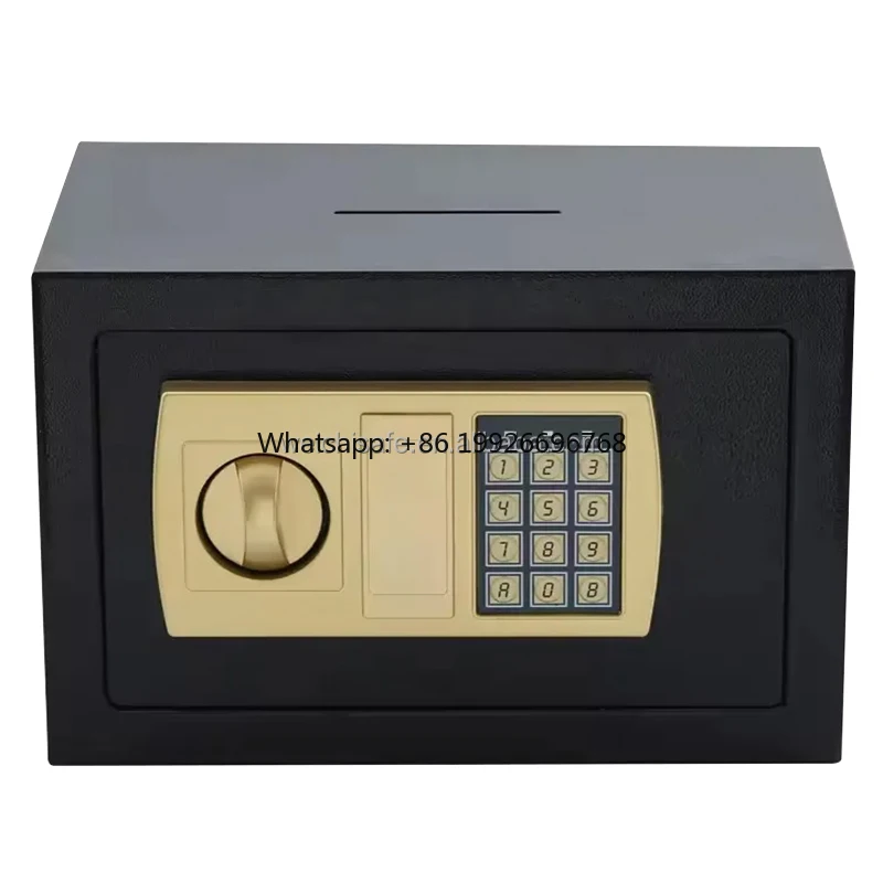 

20 cm Height Electronic Code Option Small Home Metal Money Storage Safe Box Cash Safe Box with or Without Key manufacturer