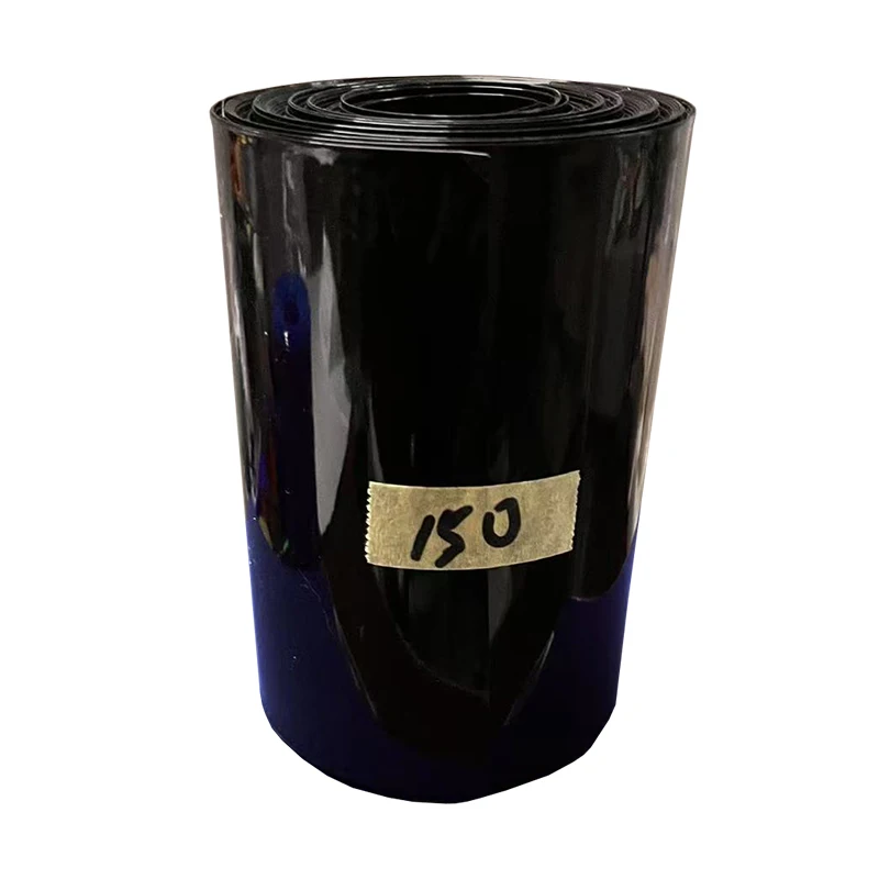 1kg  Black PVC Heat Shrinkable Film Heat Shrink Tubes  for 18650/21700 /26650/32650Lithium Battery Pack Insulated Film Wrap