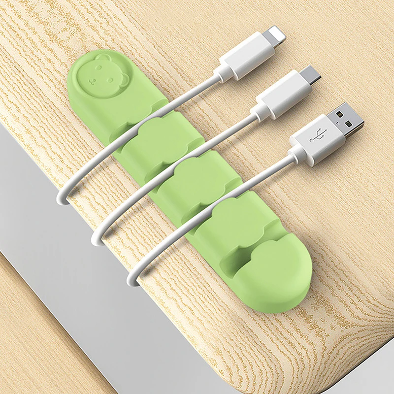 1 Stück niedlichen Kabel organisatoren Halter Clips für Desktop-Kabel Veranstalter Management Office Home