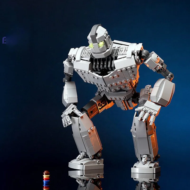 MOC Mechanical Series Iron Robot Movie Giant Building Blocks Assemble Brick Parts Kid STEM Toy DIY Collectible Birthday Gifts