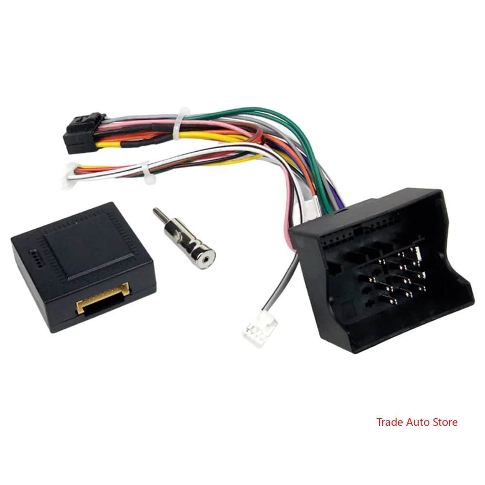 16P CAN Bus Decoder Wiring Harness For Ford Radio Head Unit Fits Fiesta Focus II C Max Fusion Kuga S Max Transit Replacement