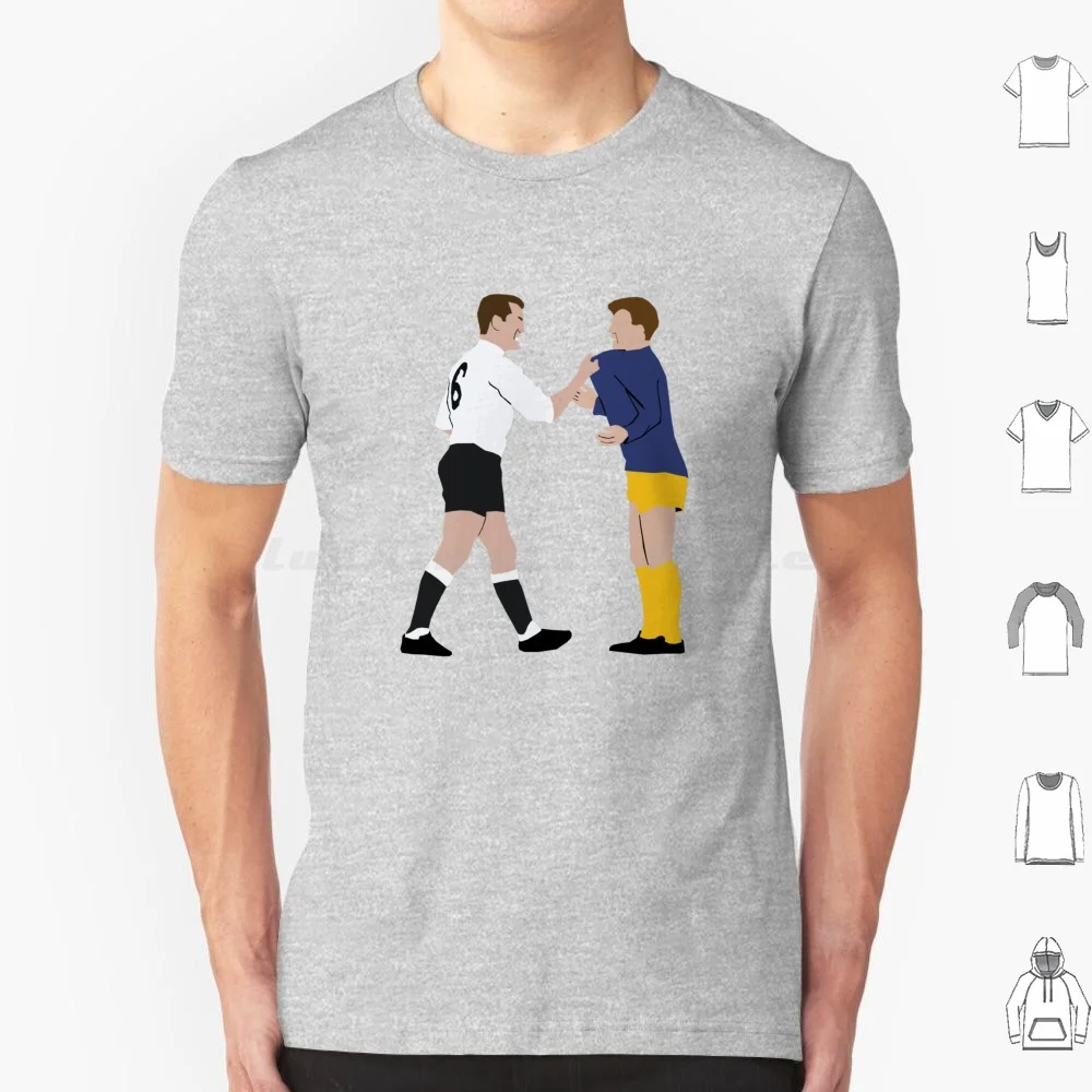 Dave Vs Billy Bremner T Shirt Big Size 100% Cotton Spurs Coys Soccer Football