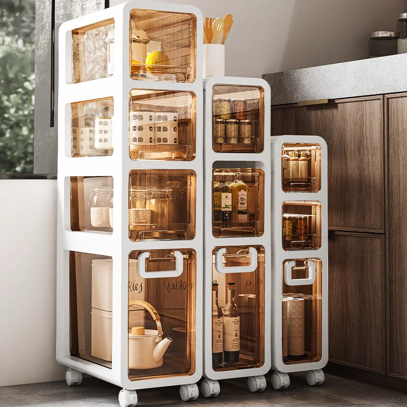 

Kitchen storage slot cabinet, drawer type, crevice cabinet, narrow storage rack