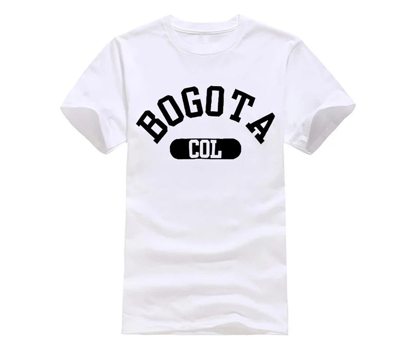 2024 funny summer style short sleeve Bogota Colombia City T-Shirt harajuku graphic oversized men clothing cotton tops hot sale