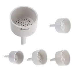 60mm Porcelain Buchner Funnel Lab Filtration Filter Kit Porous Funnel Height: 115mm/ 4.53''